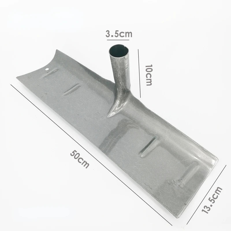 Heavy-Duty Farm Scraper & Snow Shovel | Steel Blade for Manure, Snow & Yard Cleaning