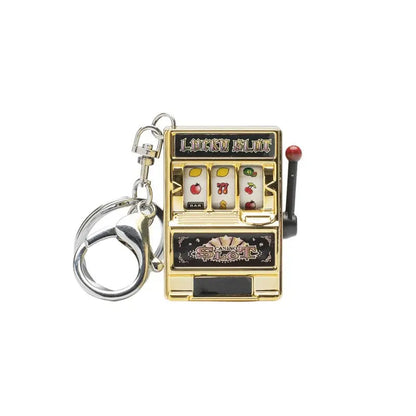 Slot Machine Keychain – Fun Novelty Accessory