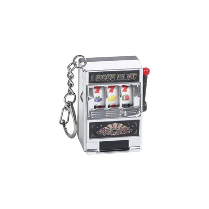 Slot Machine Keychain – Fun Novelty Accessory