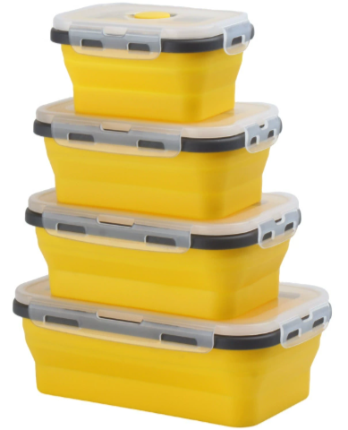 Save 70% Space with Leak-Proof Food Storage Containers - Buy 2 Get 2 Free