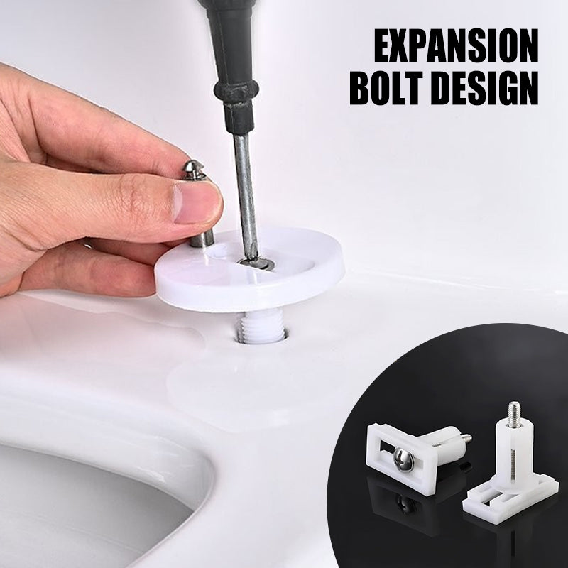 SecureFit Toilet Seat Installation Kit | Stainless Steel Covers