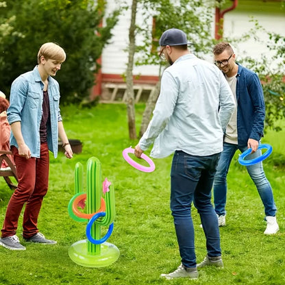 Inflatable Pool Ring Toss Game for Party Entertainment