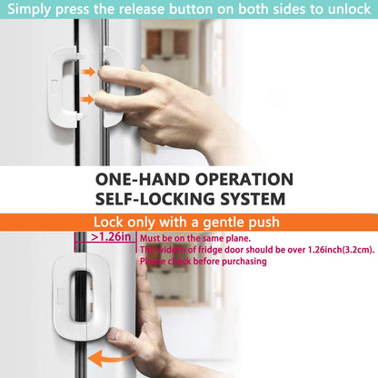 Childproof Refrigerator Without Drilling or Effort