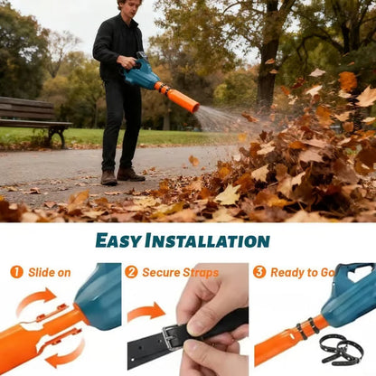 Double the Power of Your Leaf Blower for Faster Cleaning