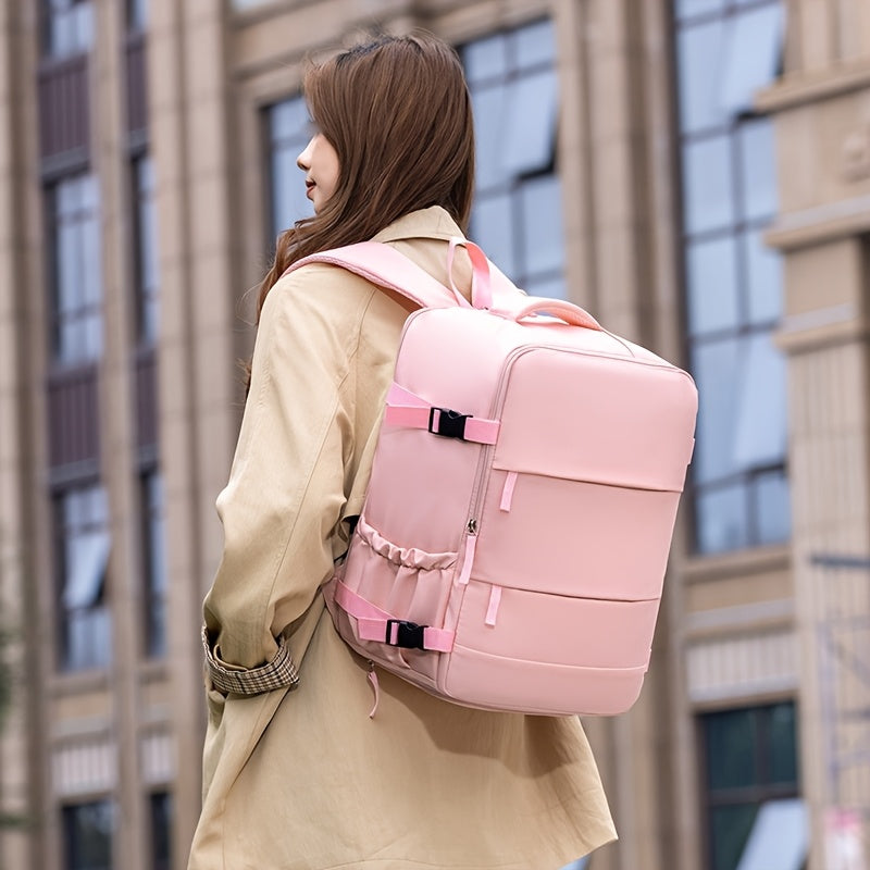 Spacious Travel Backpack with Dedicated Shoe Storage