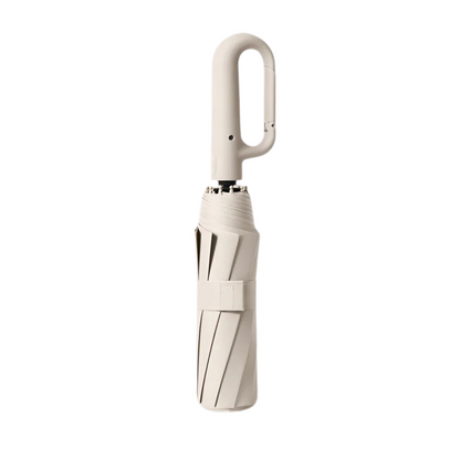 Automatic Folding Umbrella with Large Buckle Handle – Wind-Resistant & Compact