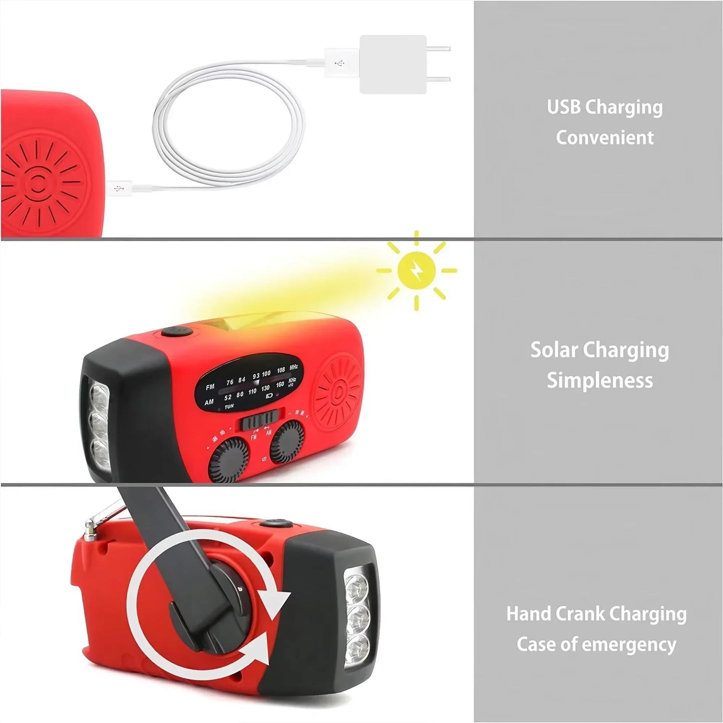 Portable Emergency Radio for Disaster Preparedness