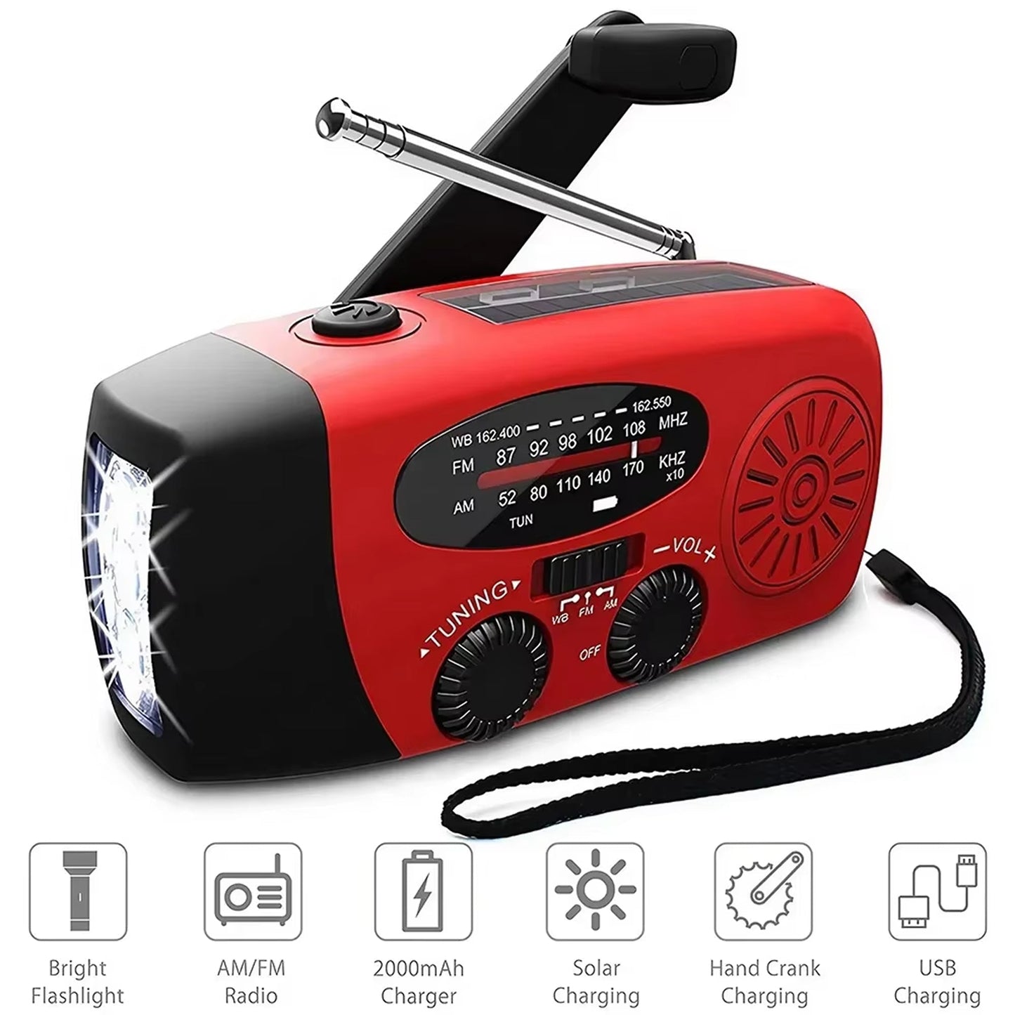 Portable Emergency Radio for Disaster Preparedness