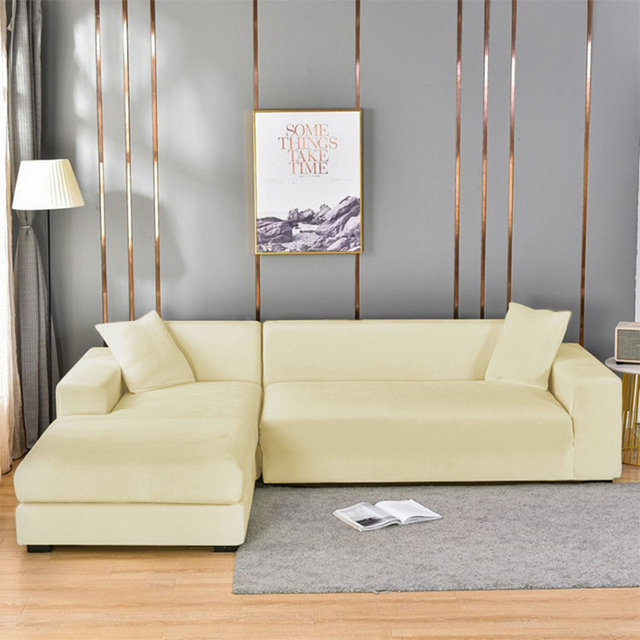 Velvet Sofa Cover | Universal Fit & Stretchable | Complete Protection & Stylish Design | Machine Washable