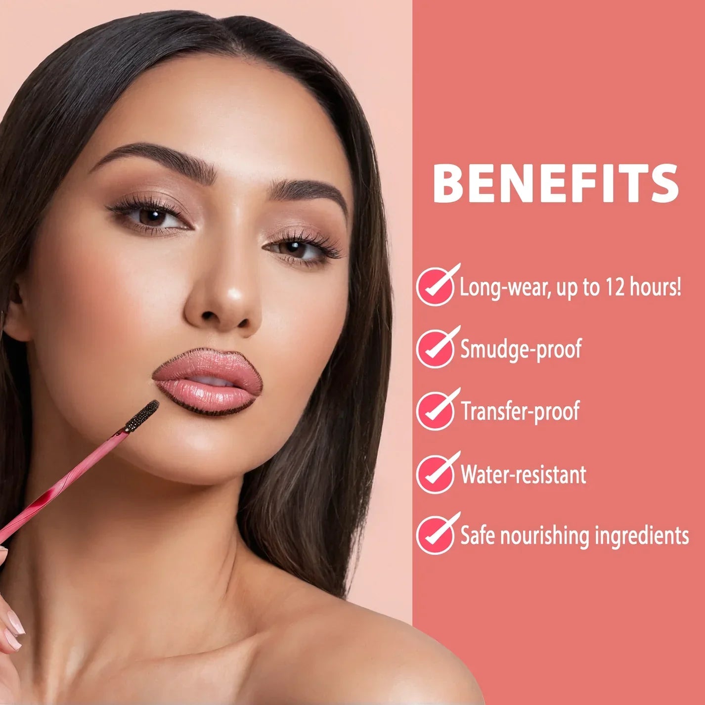 Effortless Peel-Off Lip Liner for All-Day Color