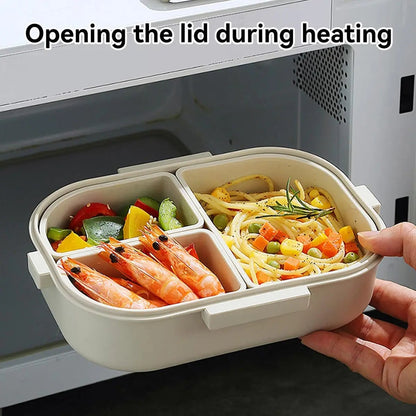 Smart Meal Prep Container with Customizable Sections & Insulated Bag