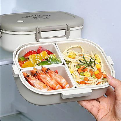 Smart Meal Prep Container with Customizable Sections & Insulated Bag