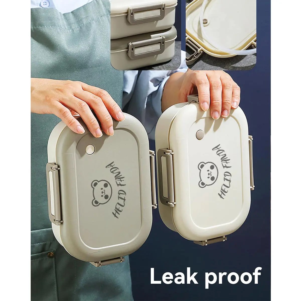 Smart Meal Prep Container with Customizable Sections & Insulated Bag