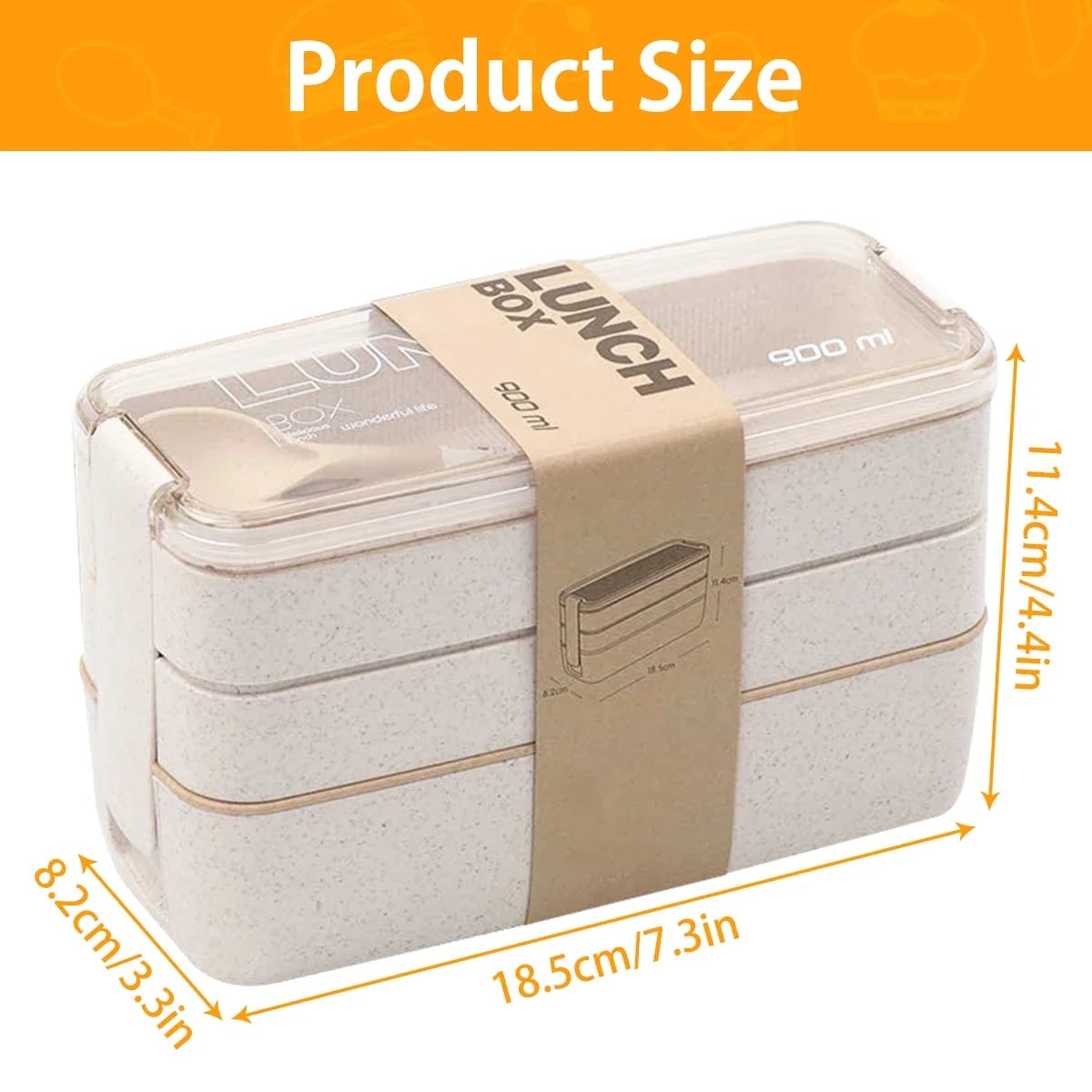 Triple-Layered Lunch Organizer with Secure Compartmentalization