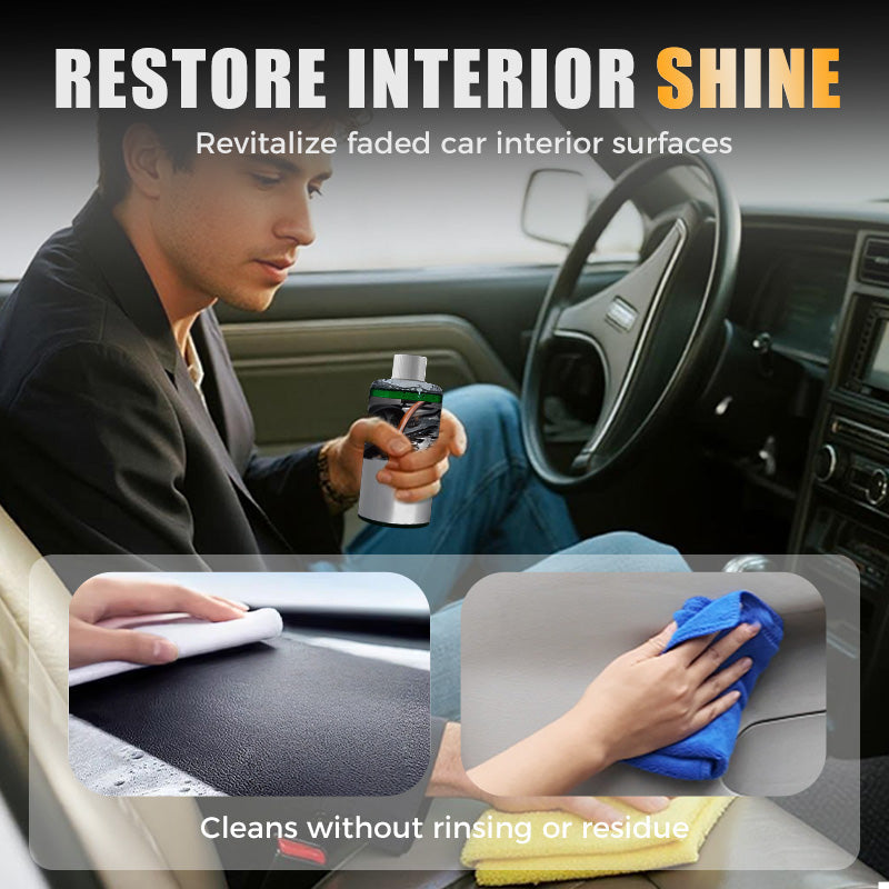 Ultimate Interior Cleaner 100 ml | For Leather, Vinyl & Plastic | Odor Neutralization, Shine & UV Protection | Protective Layer