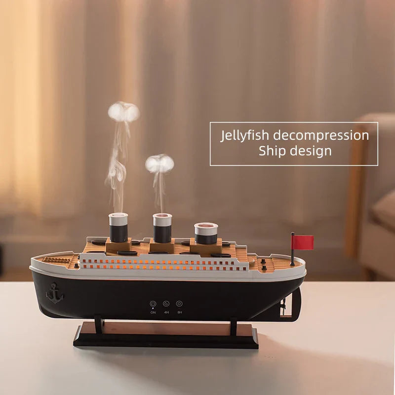 AromaMist Humidifier | 1-Liter Capacity, Remote Control & LED Light