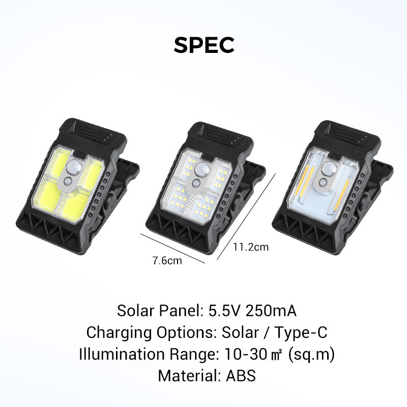 Solar Light Clip – Instantly Brightens Dark Paths for Safety