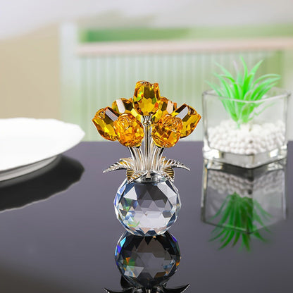 Timeless Sparkling Crystal Rose that Never Fades