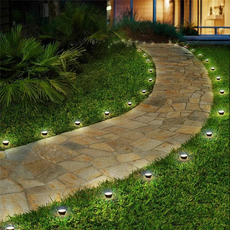 Solar Garden Lights | LED Pathway Illumination for Lawn & Patio | IP65 Waterproof
