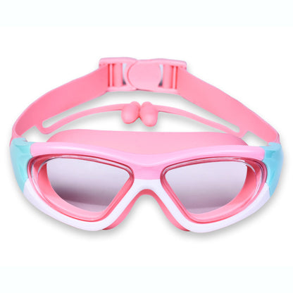 Kids' Swim Goggles with Oversized Frame – Comfortable & Anti-Fog for Fun