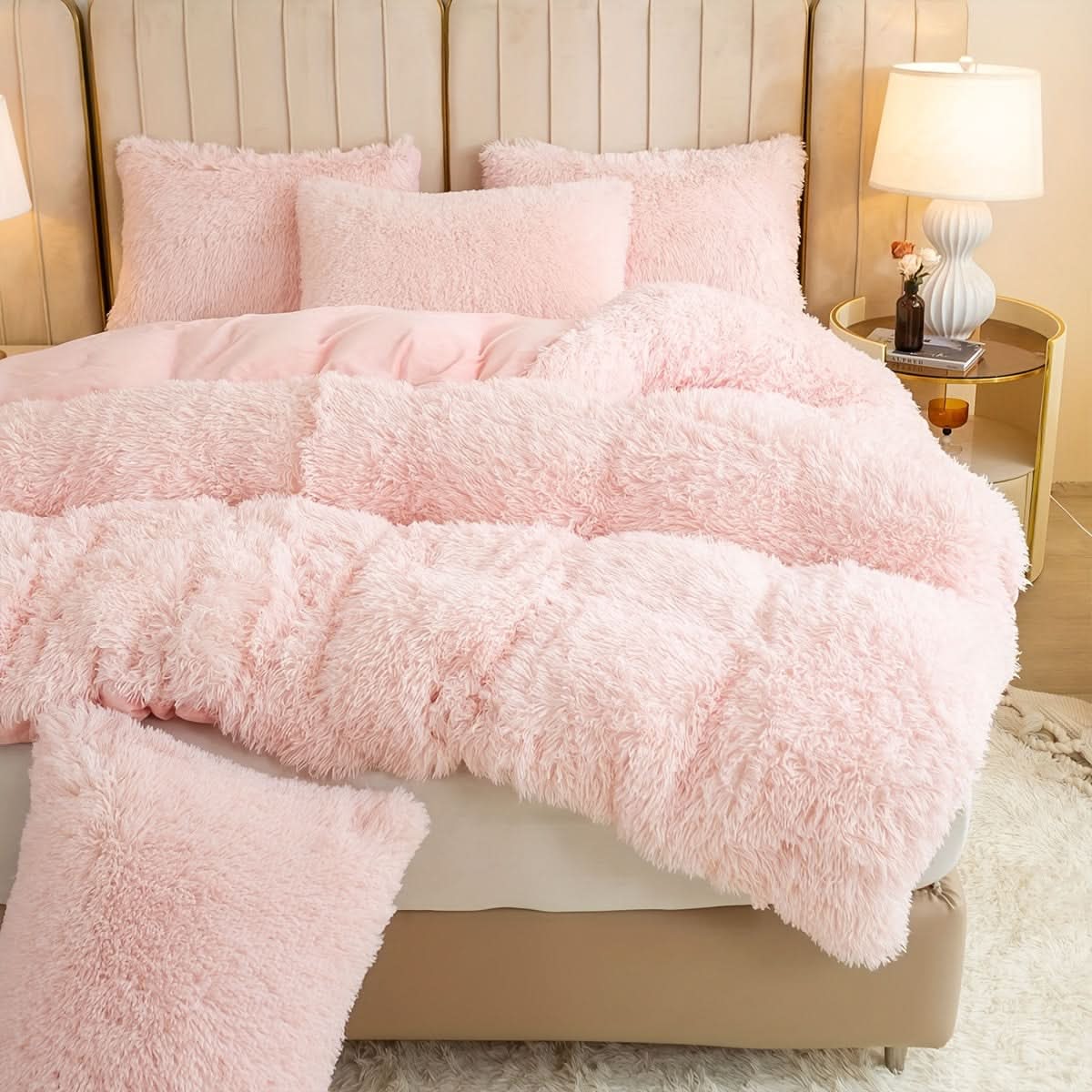 Cozy Multicolor Duvet Cover Set for Bedroom