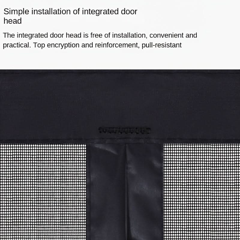 Magnetic Mesh Door Curtain for Insect Protection – Hands-Free Access