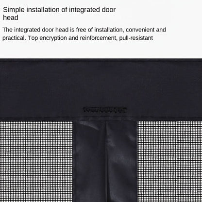 Magnetic Mesh Door Curtain for Insect Protection – Hands-Free Access