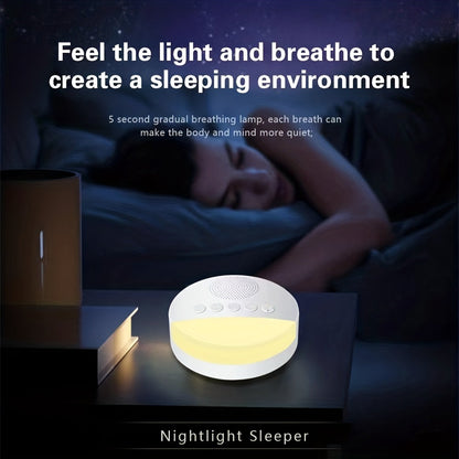 White Noise Therapy Machine – DreamWave Sound Relaxation with Timer