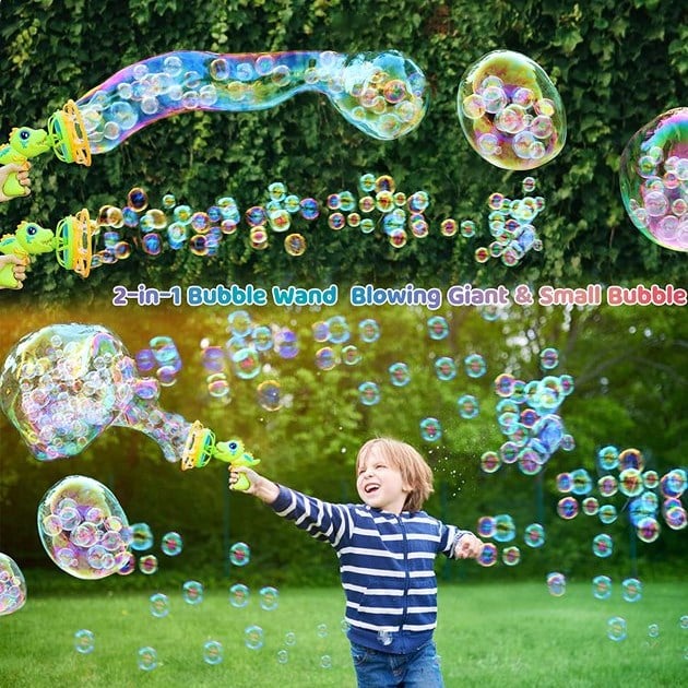 BubbleBuddy – Portable Dinosaur Bubble Blaster for Endless Fun! 🦖🫧