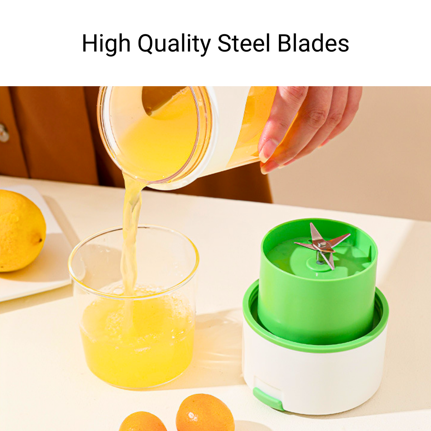 Instant Fresh Juice Anywhere with No Effort or Mess