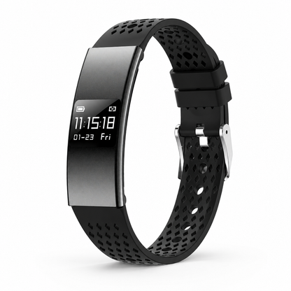 Sleek Waterproof Health Monitoring Smartband