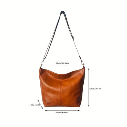 Urban White Messenger Bag with Zipper – CityPure PU Shoulder Style