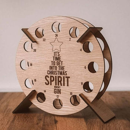 Charming Wooden Advent Calendar for Craft Beer Enthusiasts