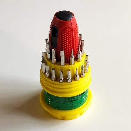 31-Piece Screwdriver Kit with Multiple Heads