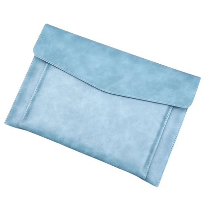 Business Briefcase Bag for Laptops - PU Leather File Holder