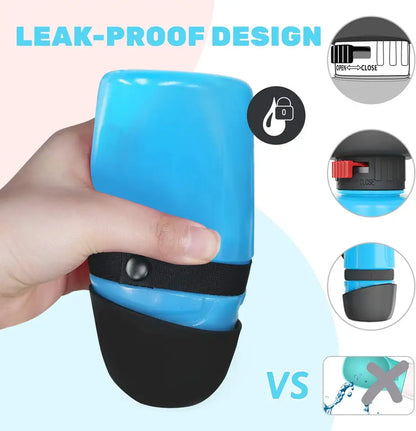 Compact Canine Hydration Bottle for Adventures