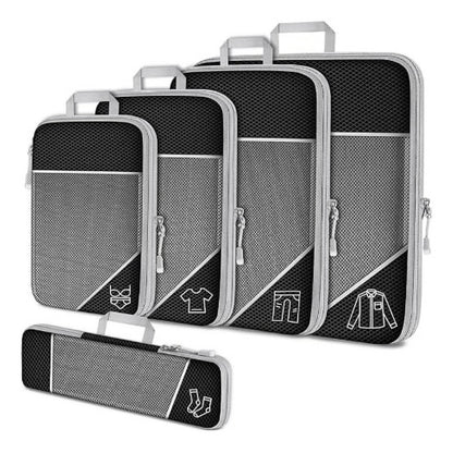 Compression Travel Set – Space-Saving Packing Cubes for Organized Luggage