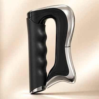 Rechargeable Handheld Muscle Massager with Microcurrent & Vibration – 3 Modes
