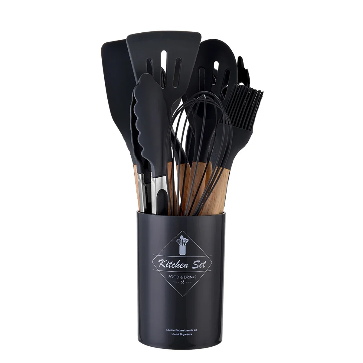Set of 12 Silicone Cooking Tools for Kitchen Use