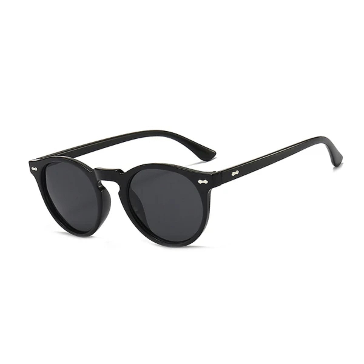 Round Sunglasses with Polarized Lenses for Men and Women - Vintage Style