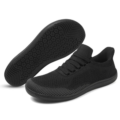 Lightweight Sneakers for Barefoot Experience - Breathable Wide-Toe Design