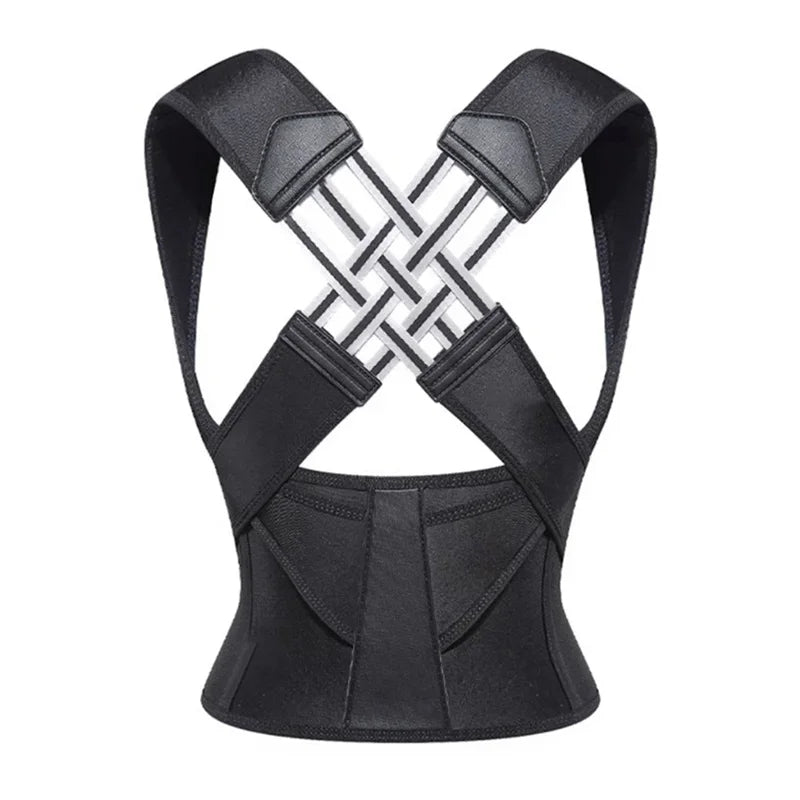 Adjustable Back Support Brace for Kids, Students, and Adults - Posture Alignment Aid