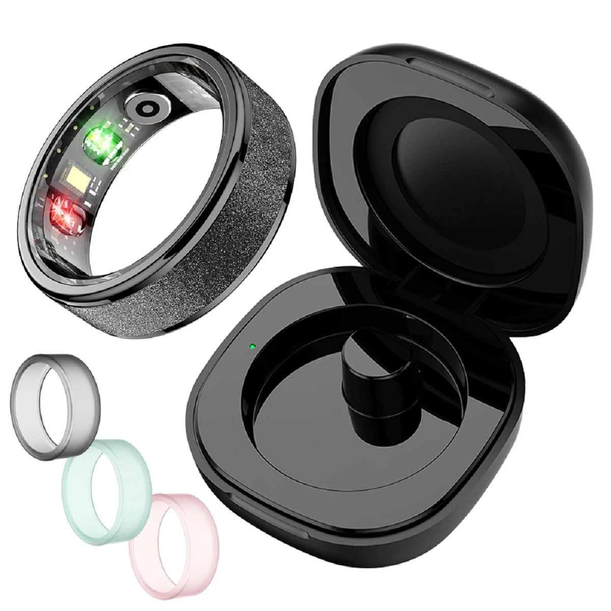 Waterproof Health and Sleep Monitor Smart Ring - 5 ATM