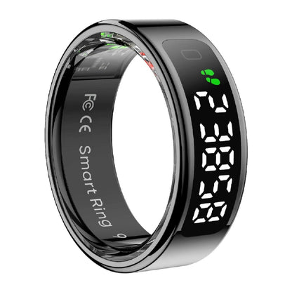 Touchscreen Health Tracker Smart Ring - 5ATM Waterproof Display