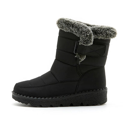Winter Ankle Boots for Women - Cozy Plush Snow Footwear