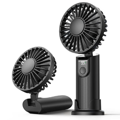 Compact USB Rechargeable Fan - Portable Handheld Design