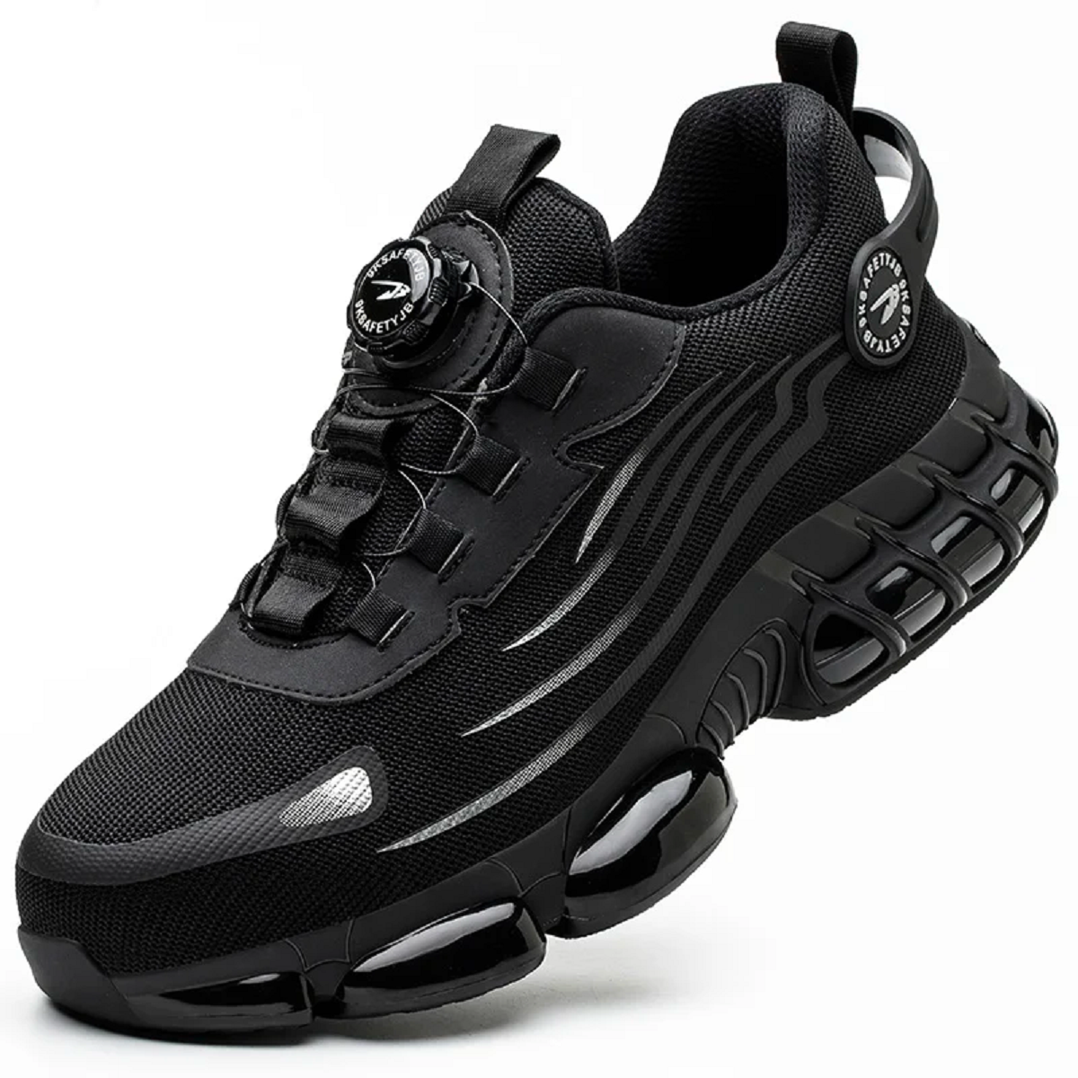 Safety Work Shoes with Rotating Buttons – Anti-Smash and Anti-Puncture