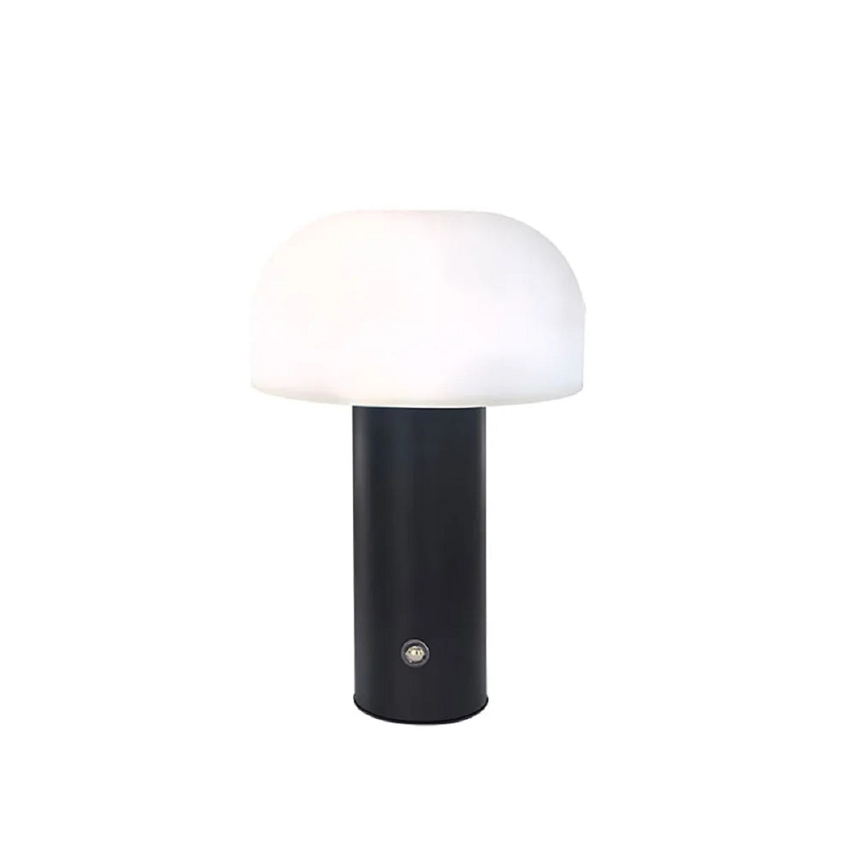 LED Table Lamp with Mushroom Design and Rechargeable Feature