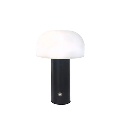 LED Table Lamp with Mushroom Design and Rechargeable Feature