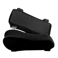 2 pcs. memory foam - black